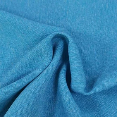 Spandex en arête de poisson du sergé 148cm du polyester 170gsm cationique le poly tricotent