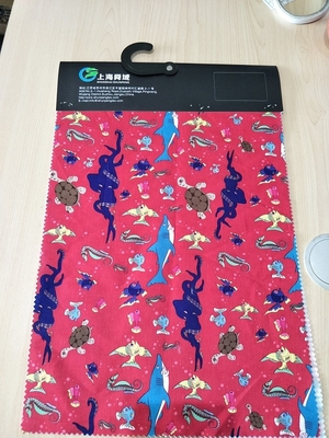 la sublimation de 240t Microfiber a imprimé le sergé du tissu 120gsm Peached