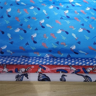 tissu imprimé imperméable 50dx50d de taffetas de polyester de 300t 70gsm