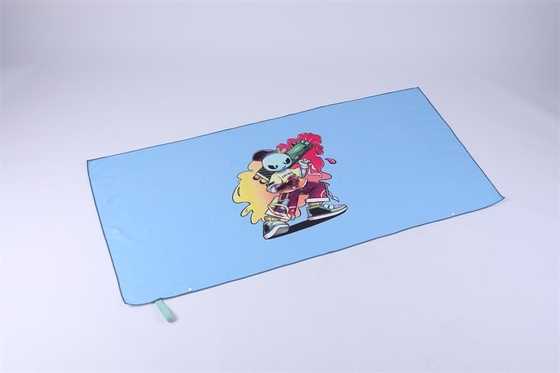 140x70cm réutilisent la serviette de plage à séchage rapide imprimée par tissu d'Iron Man