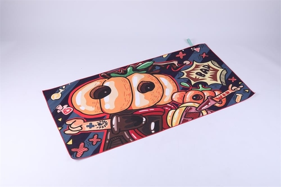 140x70cm réutilisent la serviette de plage à séchage rapide imprimée par tissu d'Iron Man