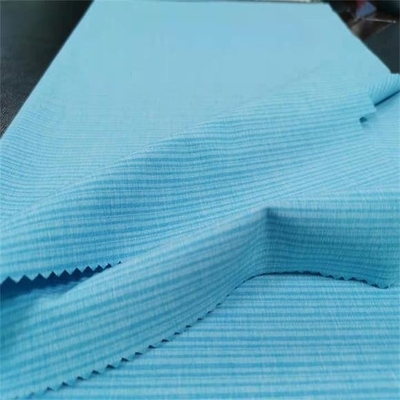 Matériel serré de polyester tissé par 170gsm du tissu 148CM de Spandex de polyester de rayure