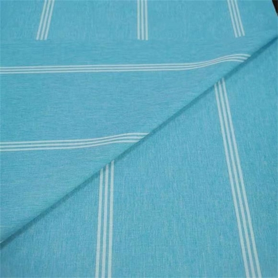 poly Spandex de brosse du polyester 170gsm de rayure cationique d'armure toile