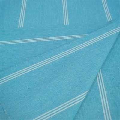 poly Spandex de brosse du polyester 170gsm de rayure cationique d'armure toile
