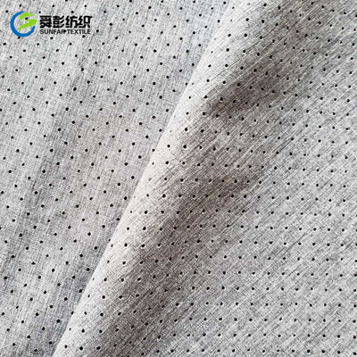 Mélange simple cationique de tissu de Spandex de polyester poinçonnant le tissu du polyester 100 de 150cm