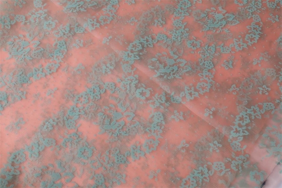 40gsm 56&quot; poly organza de matériel de mousseline de soie du tissu imprimée par sublimation 20d s'assemblant la conception