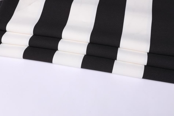 56&quot; le poly tissu 180Dx180D 180gsm de mousseline de soie a barré le polyester
