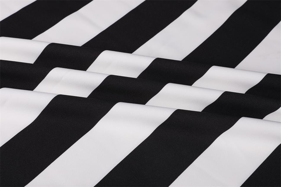 56&quot; le poly tissu 180Dx180D 180gsm de mousseline de soie a barré le polyester