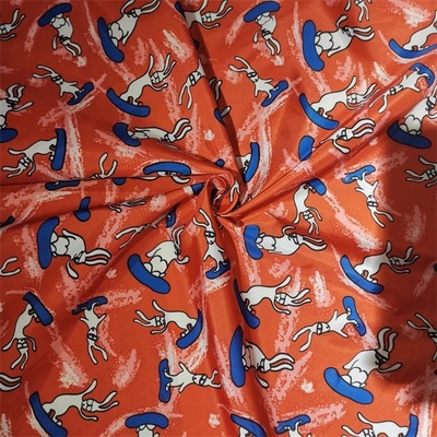 tissu imprimé imperméable 50dx50d de taffetas de polyester de 300t 70gsm