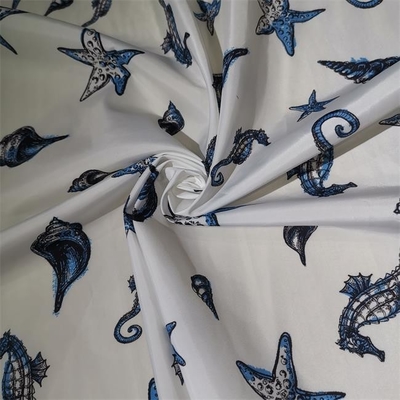 tissu imprimé imperméable 50dx50d de taffetas de polyester de 300t 70gsm
