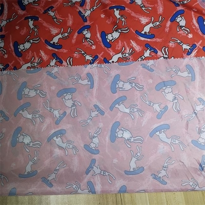 tissu imprimé imperméable 50dx50d de taffetas de polyester de 300t 70gsm