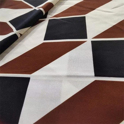 95gsm a froissé le tissu de polyester de crêpe du tissu 100dx100d de mousseline de soie