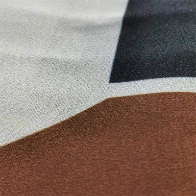 95gsm a froissé le tissu de polyester de crêpe du tissu 100dx100d de mousseline de soie