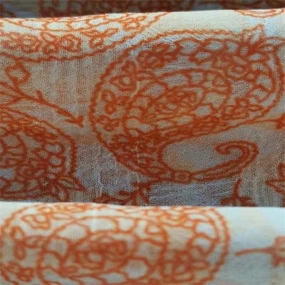 70gsm 56&quot; tissu 50d de mousseline de soie de pli pour des jupes de dames