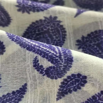 70gsm 56&quot; tissu 50d de mousseline de soie de pli pour des jupes de dames