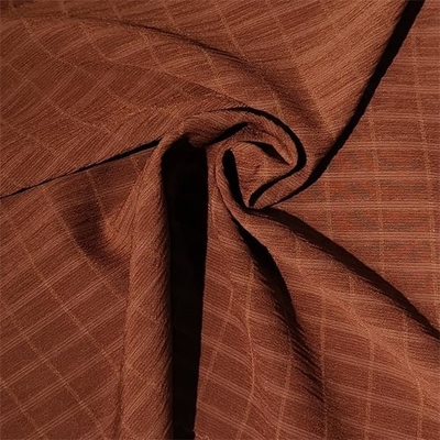 Spandex du polyester 2 du tissu 110gsm 98 de mousseline de soie de la bulle 75dx150d