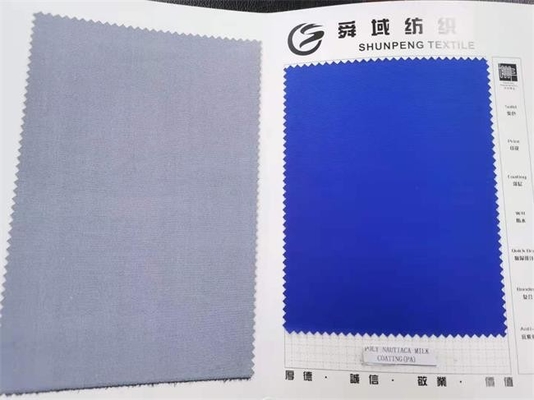 revêtement laiteux d'unité centrale de Taslan de polyester des tissus 75Dx160D de l'habillement des hommes de 125gsm 150cm