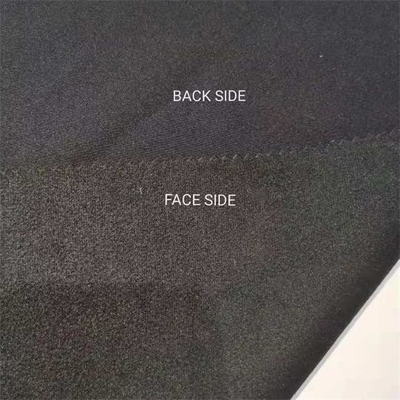 Bout droit simple de tissu extérieur respirable imperméable, 310gsm tissu de Softshell de 3 couches