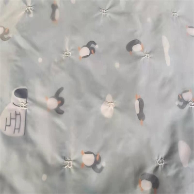 Polyester extérieur respirable en nylon 20dx20d de Softshell de broderie du tissu 130gsm