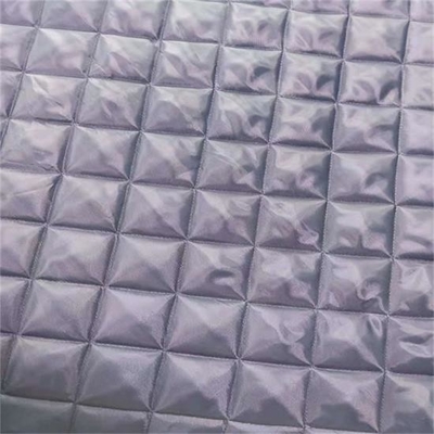 polyester extérieur respirable 142cm Diamond Quilting du tissu 160gsm