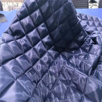 polyester extérieur respirable 142cm Diamond Quilting du tissu 160gsm