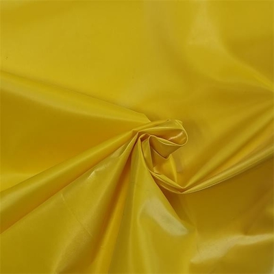 230gsm ouatine extérieure respirable jaune du tissu 75d Softshell