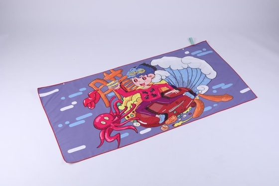 La couverture à séchage rapide de serviette du sable 200gsm, conceptions de Digital échouent la couverture pour le sable
