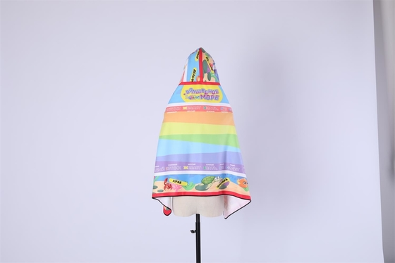 la serviette de plage de polyester de 140x70CM a imprimé la couverture de plage de voyage du style 200gsm de chapeau
