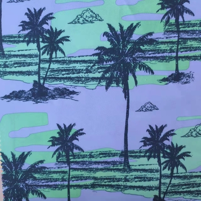 la sublimation de 240t Microfiber a imprimé le sergé du tissu 120gsm Peached