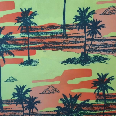 la sublimation de 240t Microfiber a imprimé le sergé du tissu 120gsm Peached