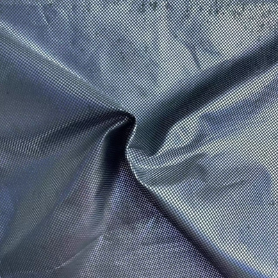 100%Polyester 50D*50D 290T Poly Taffeta avec argent