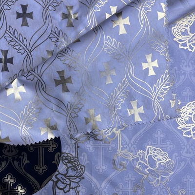 100%Polyester 61D*61D 47gm Taffeta teint en or