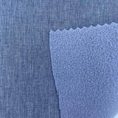 92% polyester 8% spandex poly spandex enrobé de laine