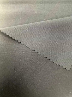 190GSM 88%P 12%SP 75D+40D*75D+40D Tissu en spandex à quatre voies (UV/COOLMAX)